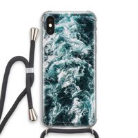 Zee golf: iPhone X Transparant Hoesje met koord