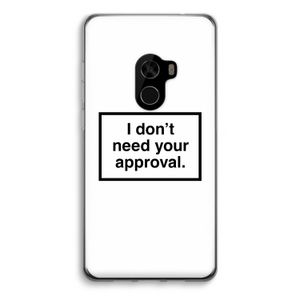 Don't need approval: Xiaomi Mi Mix 2 Transparant Hoesje