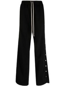 Rick Owens DRKSHDW pantalon de jogging Pusher en coton biologique - Noir