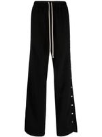 Rick Owens DRKSHDW pantalon de jogging Pusher en coton biologique - Noir - thumbnail