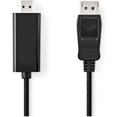 DisplayPort-Kabel | DisplayPort Male | HDMI© Connector | 1080p | Vernikkeld | 2 m
