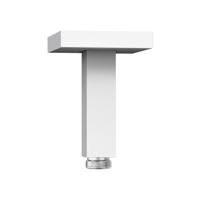 Douchearm Tres Exclusive | 11 cm | Plafond montage | Messing | Vierkant | Wit mat