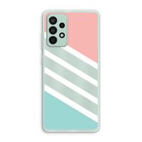 Strepen pastel: Samsung Galaxy A52s 5G Transparant Hoesje