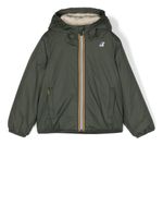 K Way Kids veste bomber à logo poitrine imprimé - Vert