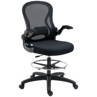 Vinsetto tekenstoel, in hoogte verstelbare bureaustoel, ergonomische draaistoel - thumbnail