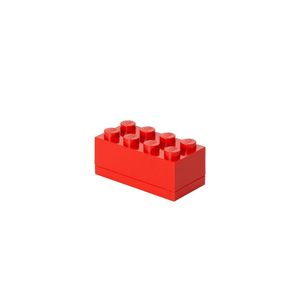 LEGO - Set van 2 - Opbergbox Mini 8, Rood - LEGO