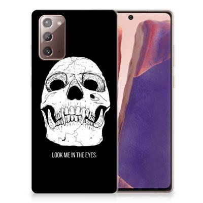 Silicone Back Case Samsung Note 20 Skull Eyes