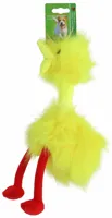 Boon Hondenspeelgoed Fluffy Bird met Pieper Geel 35cm