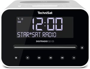 TechniSat 0000/3939 radio Draagbaar Analoog & digitaal Zwart, Wit
