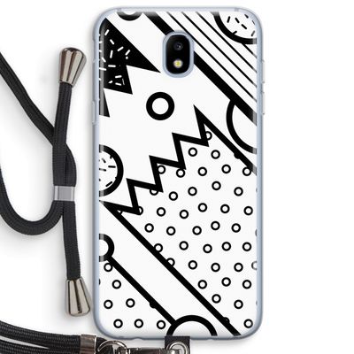 Pop Art #4: Samsung Galaxy J5 (2017) Transparant Hoesje met koord