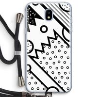 Pop Art #4: Samsung Galaxy J5 (2017) Transparant Hoesje met koord