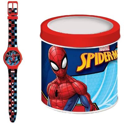 Spider-Man SPIDERMAN - TIN WATCH (Ø 33 mm) Kinder horloge