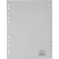 Durable 6507 Register DIN A4 Dez.-Jan. Polypropyleen Grijs 12 tabbladen Bedrukte tabs 650710 Durable 6507 Register DIN A4 Dez.-Jan. Polypropyleen Grijs 12 tabbladen Bedrukte tabs 650710