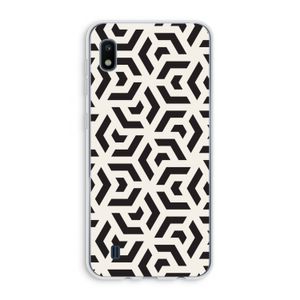 Crazy pattern: Samsung Galaxy A10 Transparant Hoesje