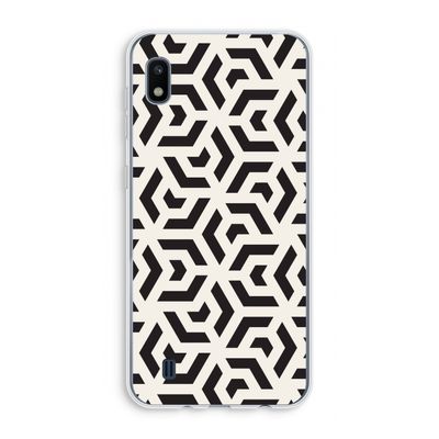 Crazy pattern: Samsung Galaxy A10 Transparant Hoesje
