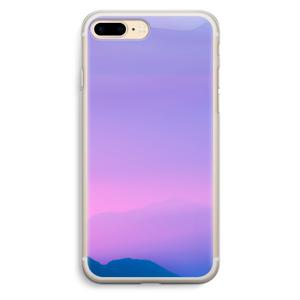 Sunset pastel: iPhone 7 Plus Transparant Hoesje
