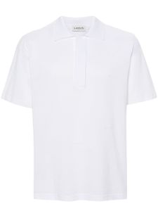 Lanvin polo en coton à manches courtes - Blanc