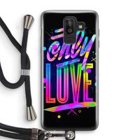 Only Love: Samsung Galaxy J8 (2018) Transparant Hoesje met koord