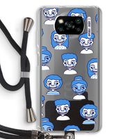Gezichtjes: Xiaomi Poco X3 NFC Transparant Hoesje met koord