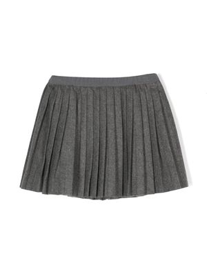 Bonpoint jupe plissée à taille élastiquée - Gris