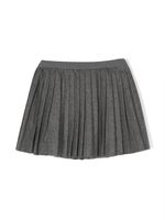 Bonpoint jupe plissée à taille élastiquée - Gris