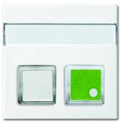 Busch-Jaeger 2CKA001582A0398 Tekstveld, Knop Afdekking Busch-balance SI Zuiver wit (RAL 9010), Wit 1 stuk(s)