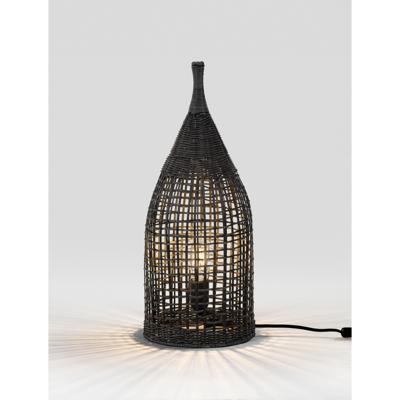 Lyora Bohemian vloerlampNaos rotan 54,5H zwart - 9586630