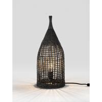 Lyora Bohemian vloerlampNaos rotan 54,5H zwart - 9586630