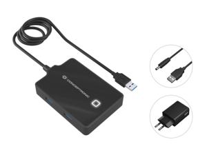 Conceptronic HUBBIES11BP laptop dock & poortreplicator USB 3.2 Gen 1 (3.1 Gen 1) Type-A Zwart