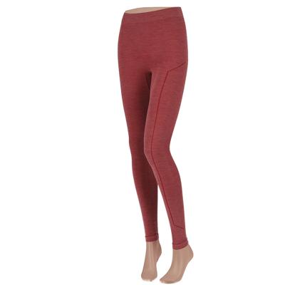 Xtreme Thermolegging Dames Merino Wol Red Melange-XL