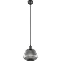 LED Hanglamp - Hangverlichting - Trion Arif - E27 Fitting - 1-lichts - Rond - Mat Zwart - Metaal