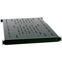 Apranet 26512565 19 inch Inschuifsysteem voor patchkast 1 HE Zwart (RAL 9005)