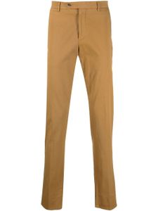 Lardini pantalon de costume à coupe droite - Marron