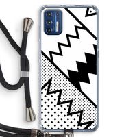 Pop Art #5: Motorola Moto G9 Plus Transparant Hoesje met koord