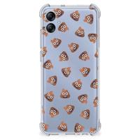 Doorzichtige Silicone Hoesje voor Samsung Galaxy A04e Poep Emojis Doorzichtige Silicone Hoesje voor Samsung Galaxy A04e Poep Emojis
