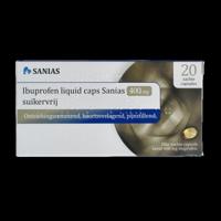 Ibuprofen liquid 400mg suikervrij 20 Capsules