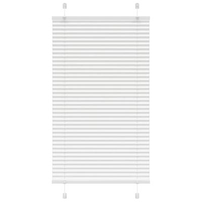 Pliss rolgordijn 80x100 cm stofbreedte 79,4 cm polyester wit