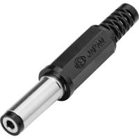 TRU COMPONENTS Laagspannings-adapter Stekker, recht 5.5 mm 2.1 mm 1 stuk(s) - thumbnail