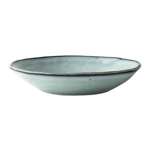 Diepblauw organisch bord van 23,5cm - een duurzame keuze voor je tafel