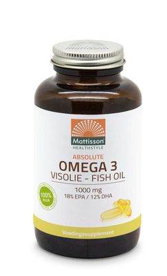 Omega 3 visolie 18% EPA 12% DHA 1000mg