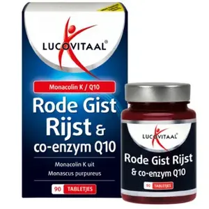 Lucovitaal Rode Gist Rijst + Co- enzym Q10 90 tabl