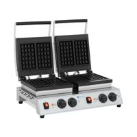 Dubbel Wafelijzer - Belgische Wafels - 2 x 1,500 W