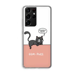 GSM poes: Samsung Galaxy S21 Ultra Transparant Hoesje