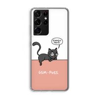 GSM poes: Samsung Galaxy S21 Ultra Transparant Hoesje