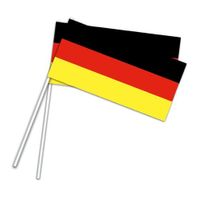Zwaaivlaggetjes Duitsland Op Stok (50st)