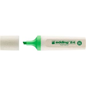 Edding Textmarker | lichtgroen | streepbreedte 2-5 mm spitse punt | 10 stuks - 4-24011 4-24011