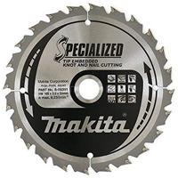 Makita Accessoires b-33093 cirkelzaagblad hout (noest/spijker) | specialized | 165x20x2,0 | 24t | 23g -b-33093