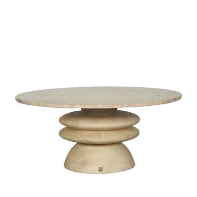 Salontafel Callain Mangohout en Marmer