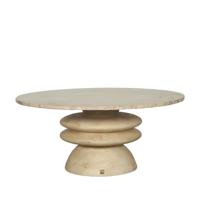 Salontafel Callain Mangohout en Marmer