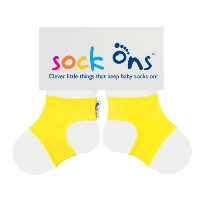 Sock Ons yellow-6-12 mnd